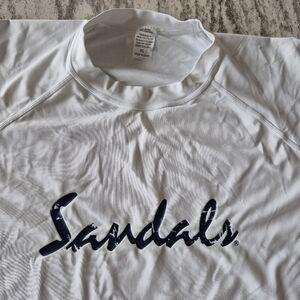 Sandals Men's Mock Turtle Neck Performance T-Shirt Size Xl